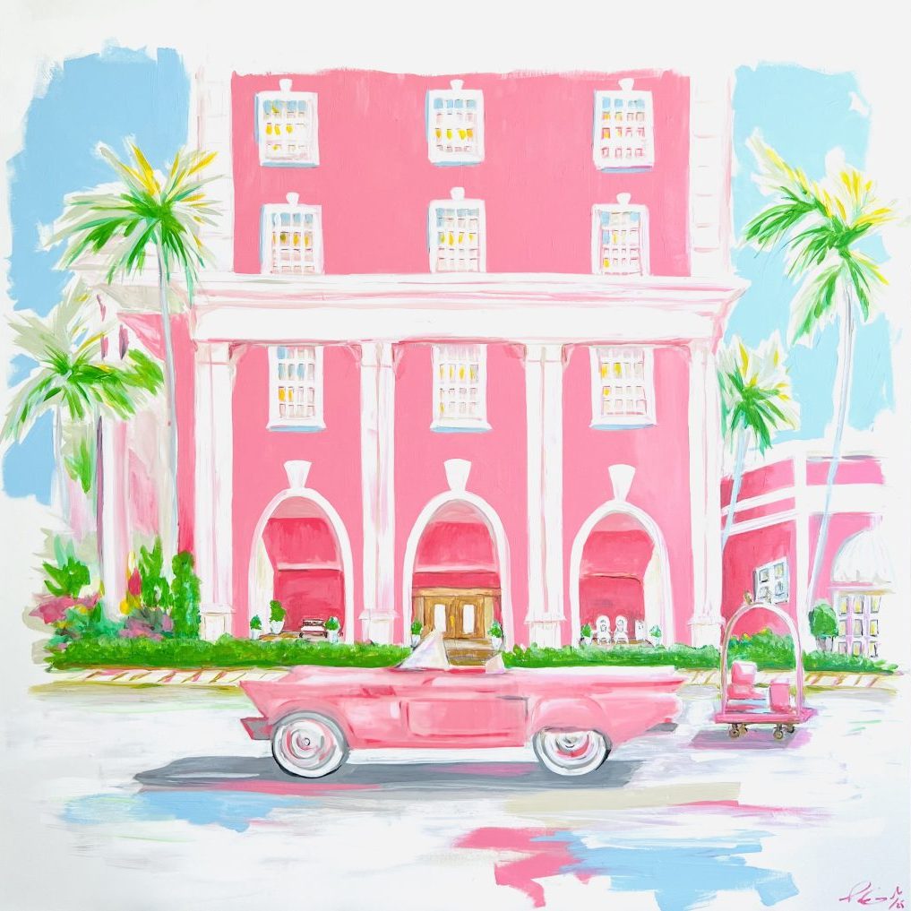 Gaudette Colony Pink Car